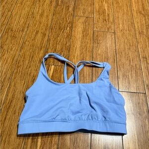 lululemon athletica Strappy Light Blue Sports Bra